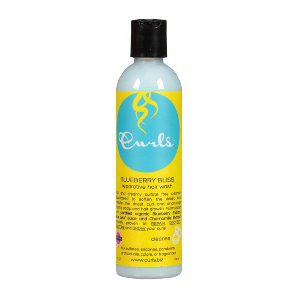 Curls Blueberry Bliss Reparative Hair wash, 3.4 Oz